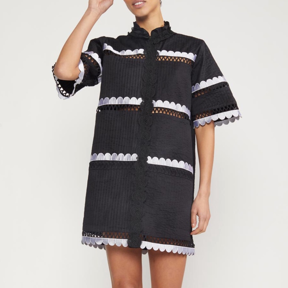 Cynthia Rowley Cabana Scallop Dress